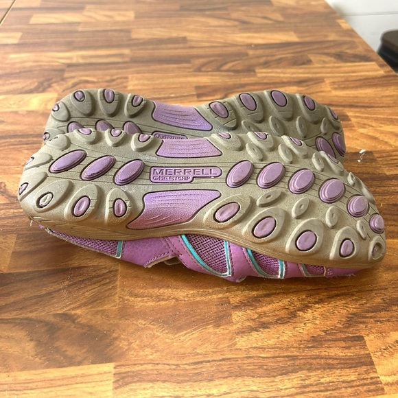 Merrell Women's 5M Hydro Hiker Waterproof Sport Sandal Purple Water Shoes - Picture 3 of 3